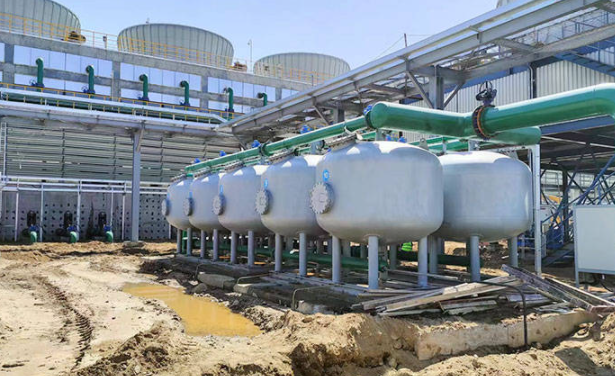 工業(yè)淺層砂過濾器應(yīng)用現(xiàn)場