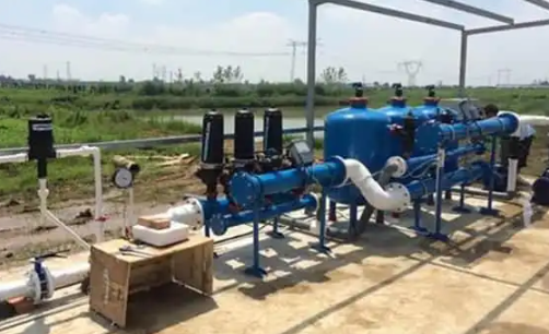 農(nóng)業(yè)灌溉疊片過濾器應(yīng)用現(xiàn)場