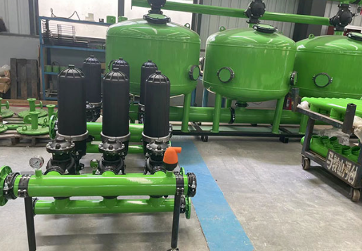 農(nóng)業(yè)灌溉疊片過(guò)濾器應(yīng)用現(xiàn)場(chǎng)