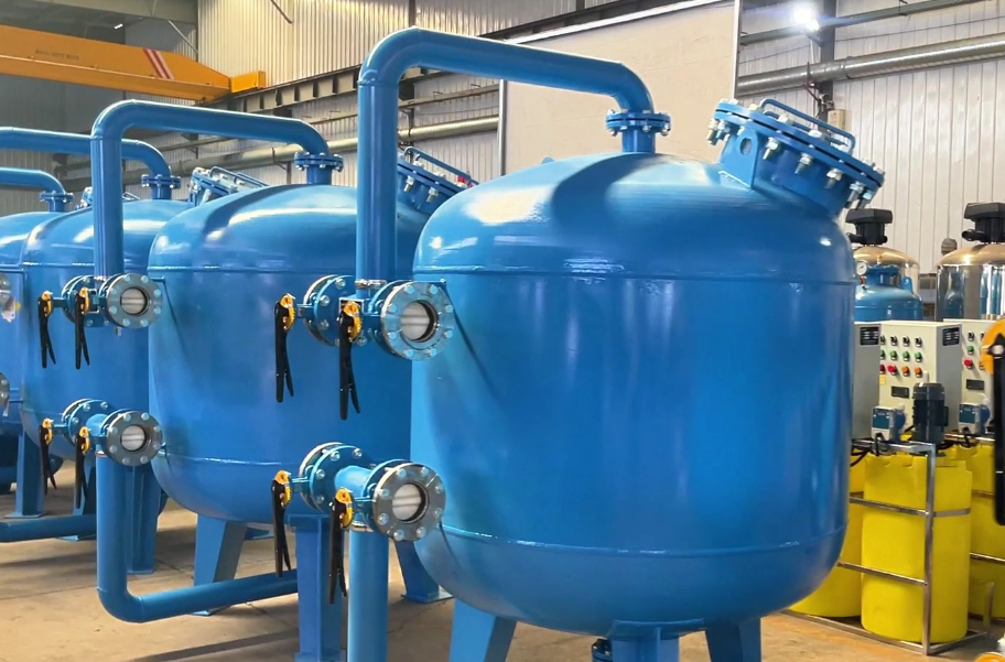 石英砂過(guò)濾器應(yīng)用現(xiàn)場(chǎng)