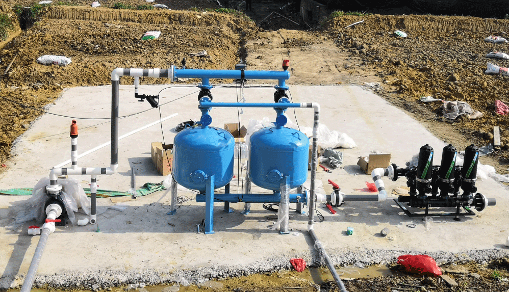 農(nóng)業(yè)灌溉疊片過濾器應(yīng)用現(xiàn)場